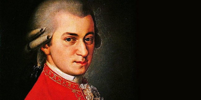 retrato de WOLFANG A. MOZART